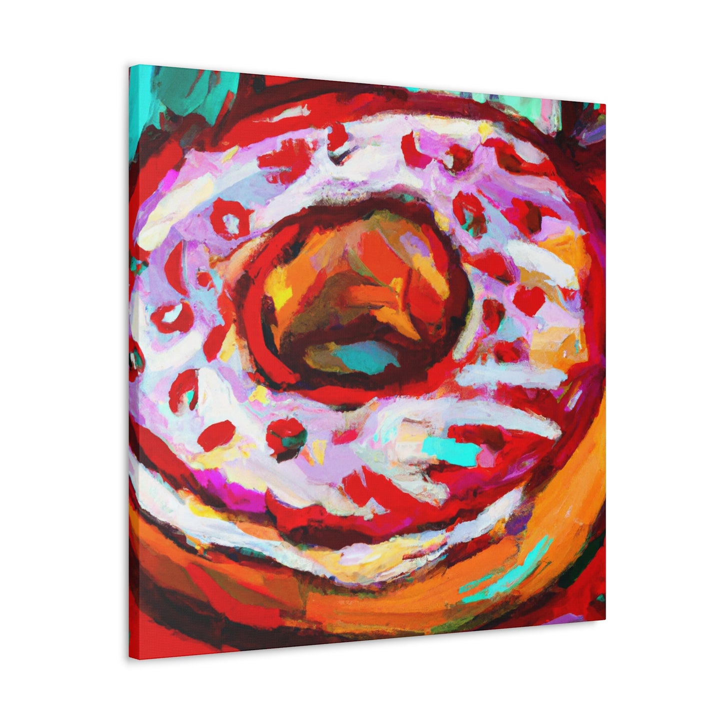 "The Sweet Delight Doughnut" - Canvas