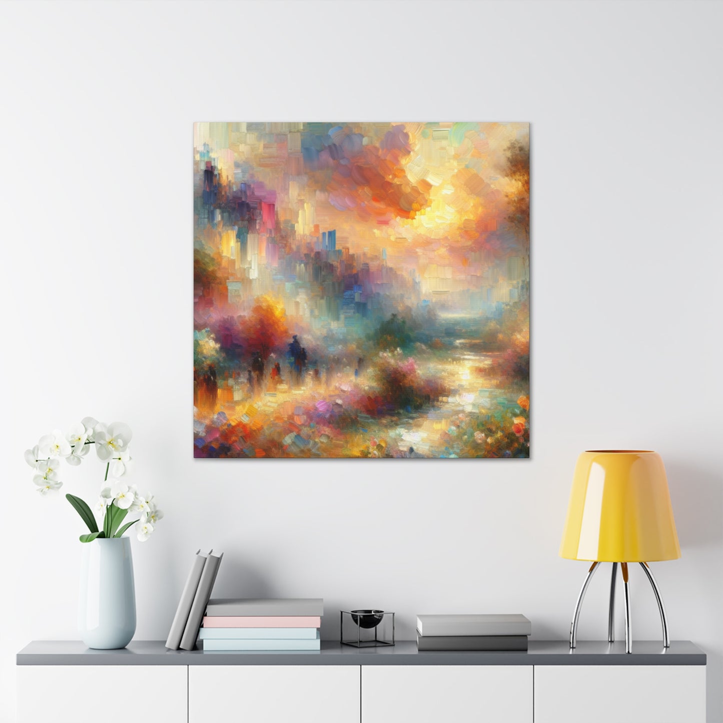 Gossamer Twilight Reflections - Canvas