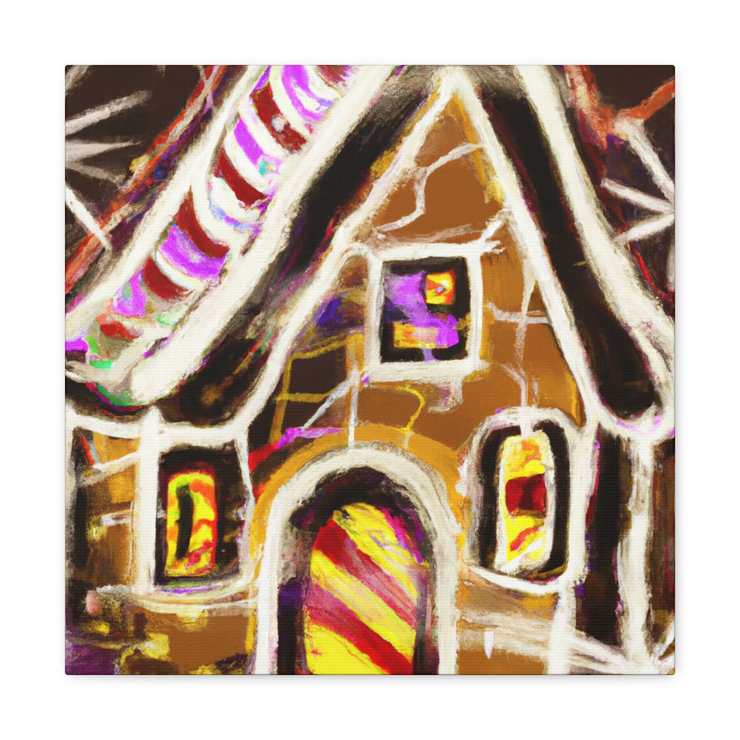 Gingerbread Dream House - Canvas