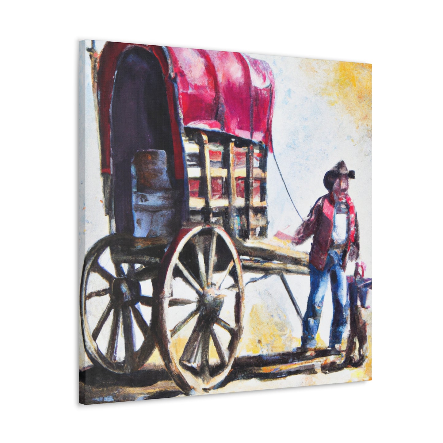 "Chuck Wagon Realism" - Canvas