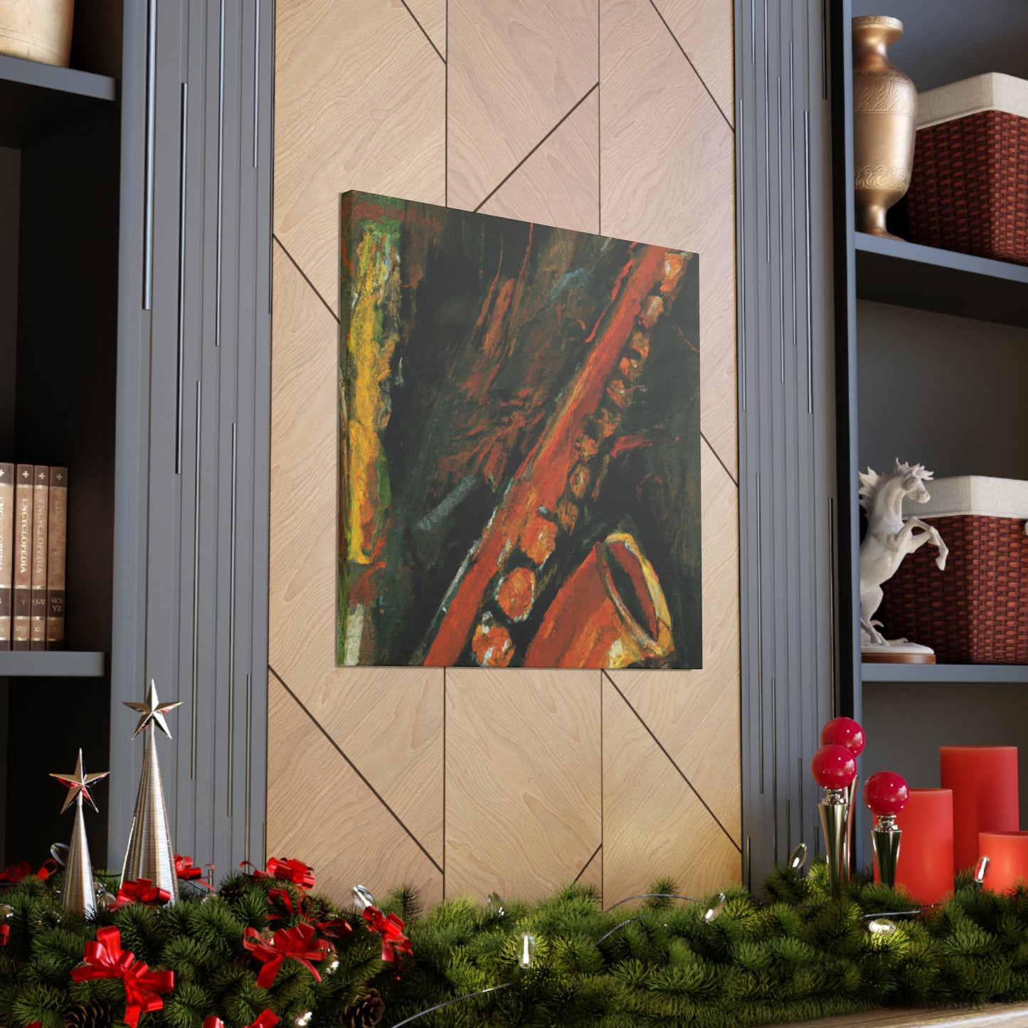 Saxophone's Musical Dance - Canvas