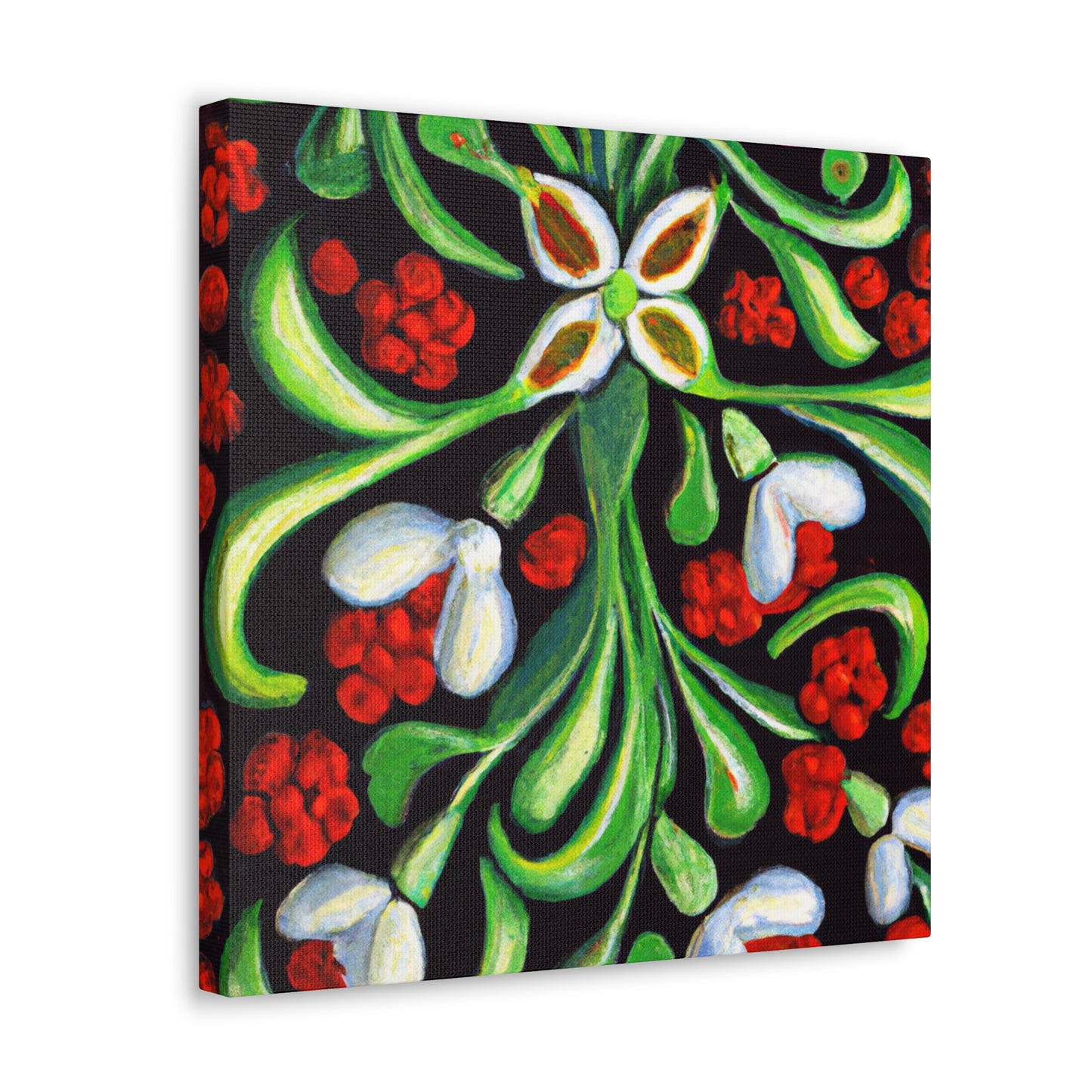 "Mistletoe in Wintertime" - Canvas