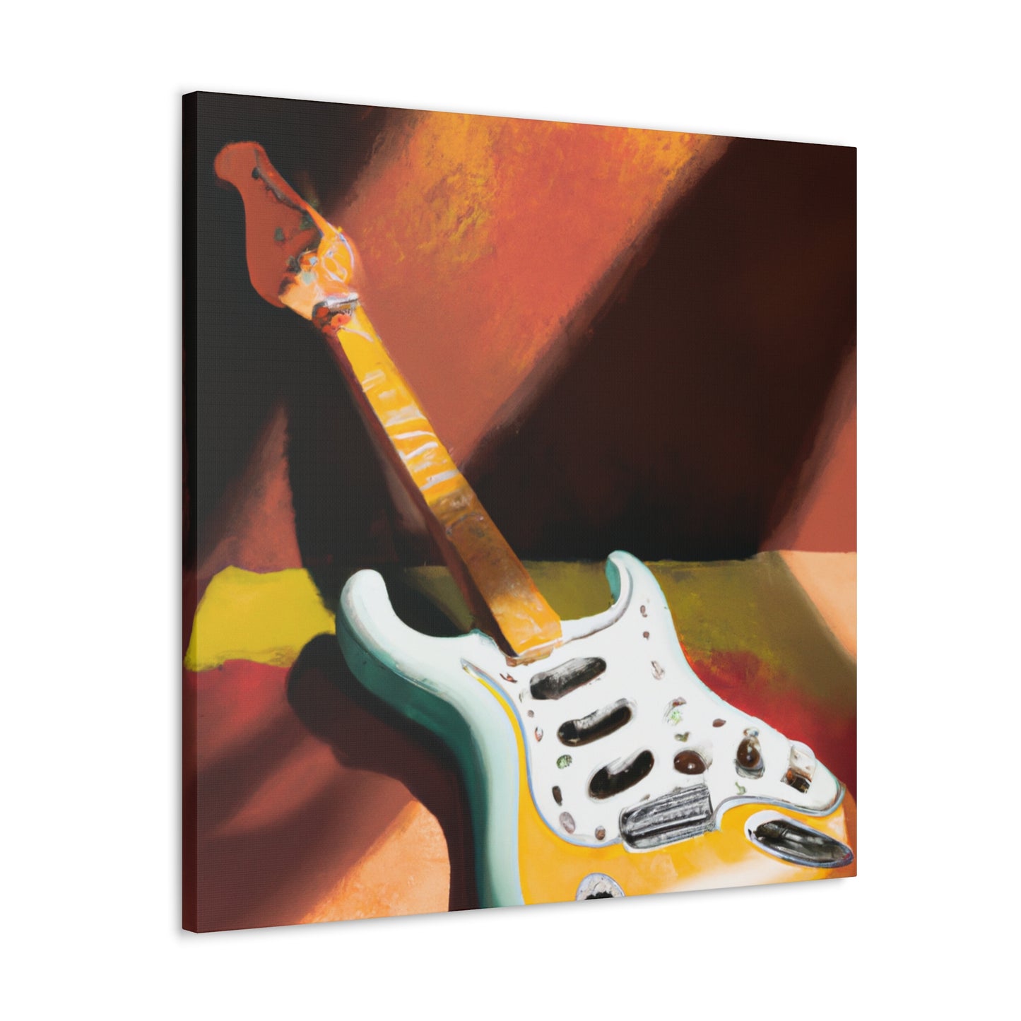 "Fender's Jazz Deco" - Canvas