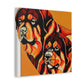 "Tibetan Mastiff Triumphant" - Canvas