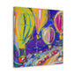 "Hot Air Balloons Ascension" - Canvas