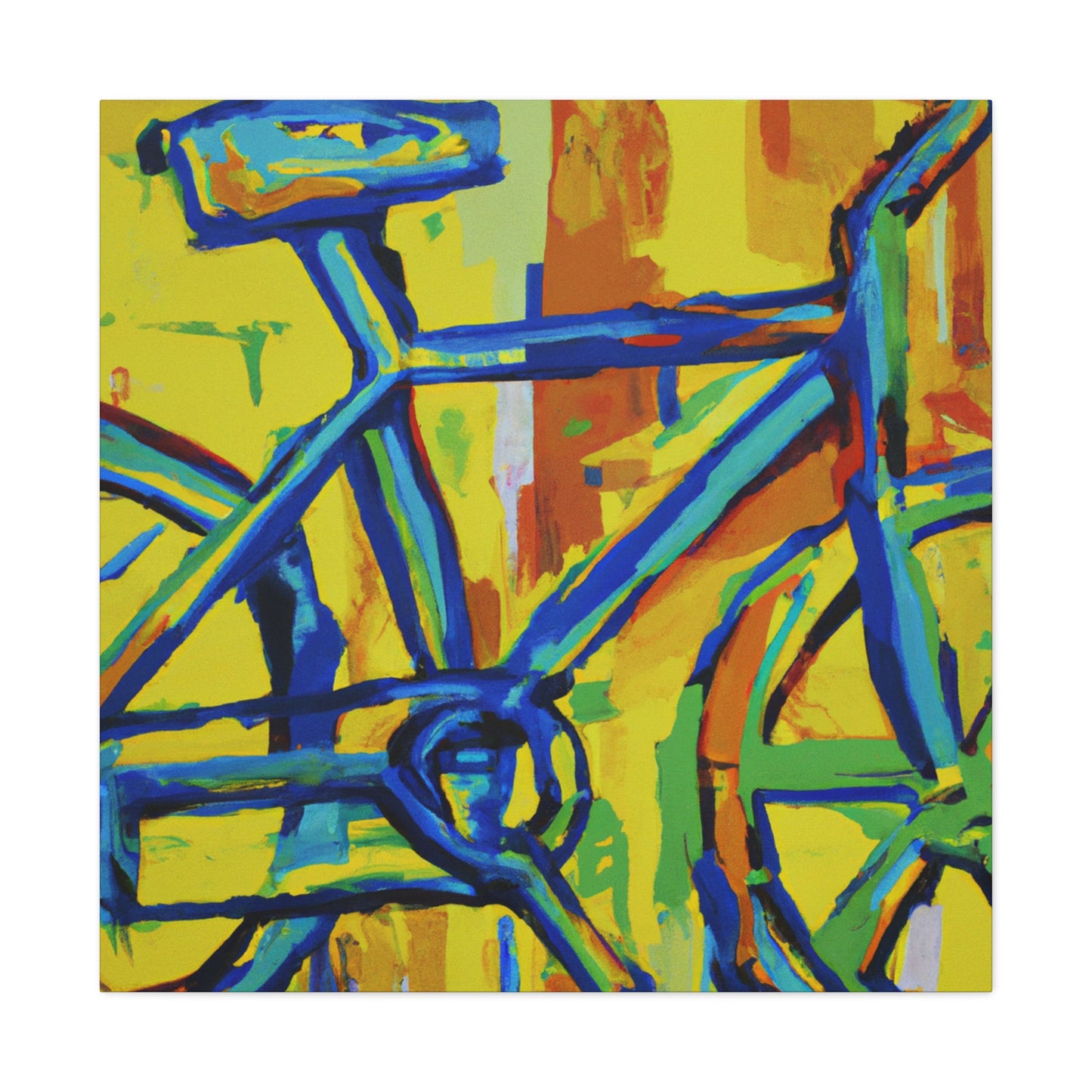 Bicycle Wheels of Motion - Canvas