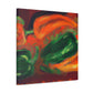 "Peppers in Prismatic Hues" - Canvas