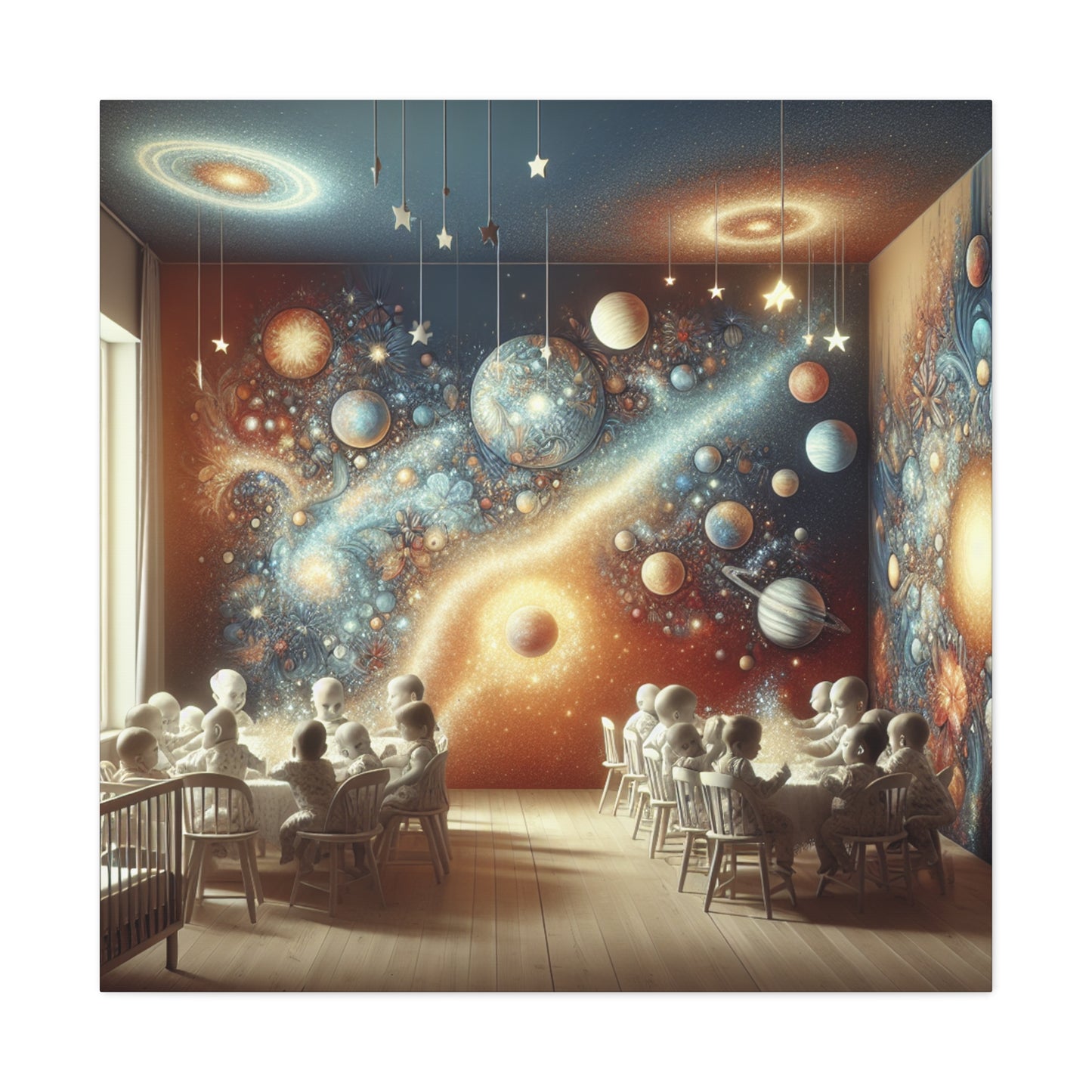 Cosmic Dreamscape Journey - Canvas