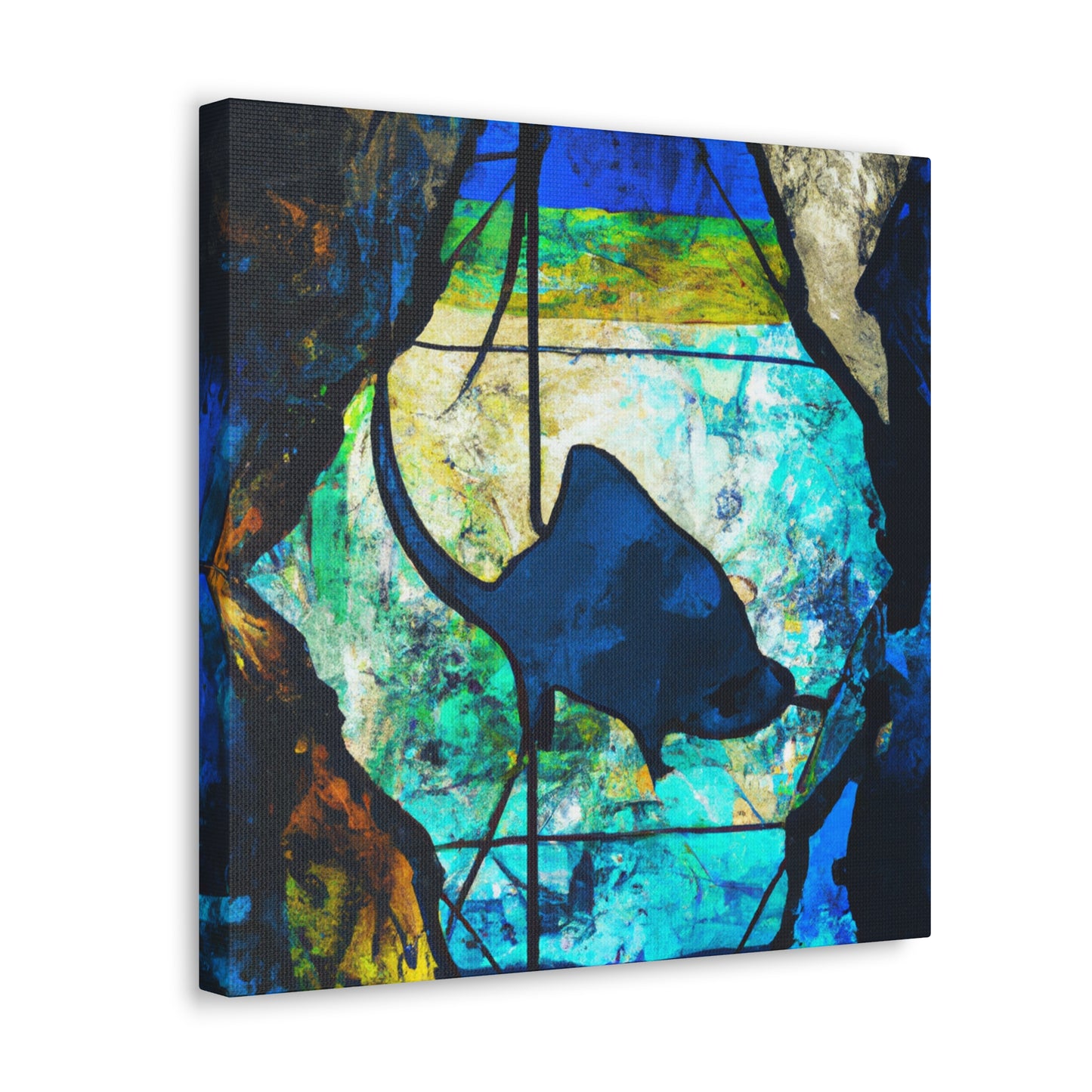 Stingray Sea Shadow. - Canvas