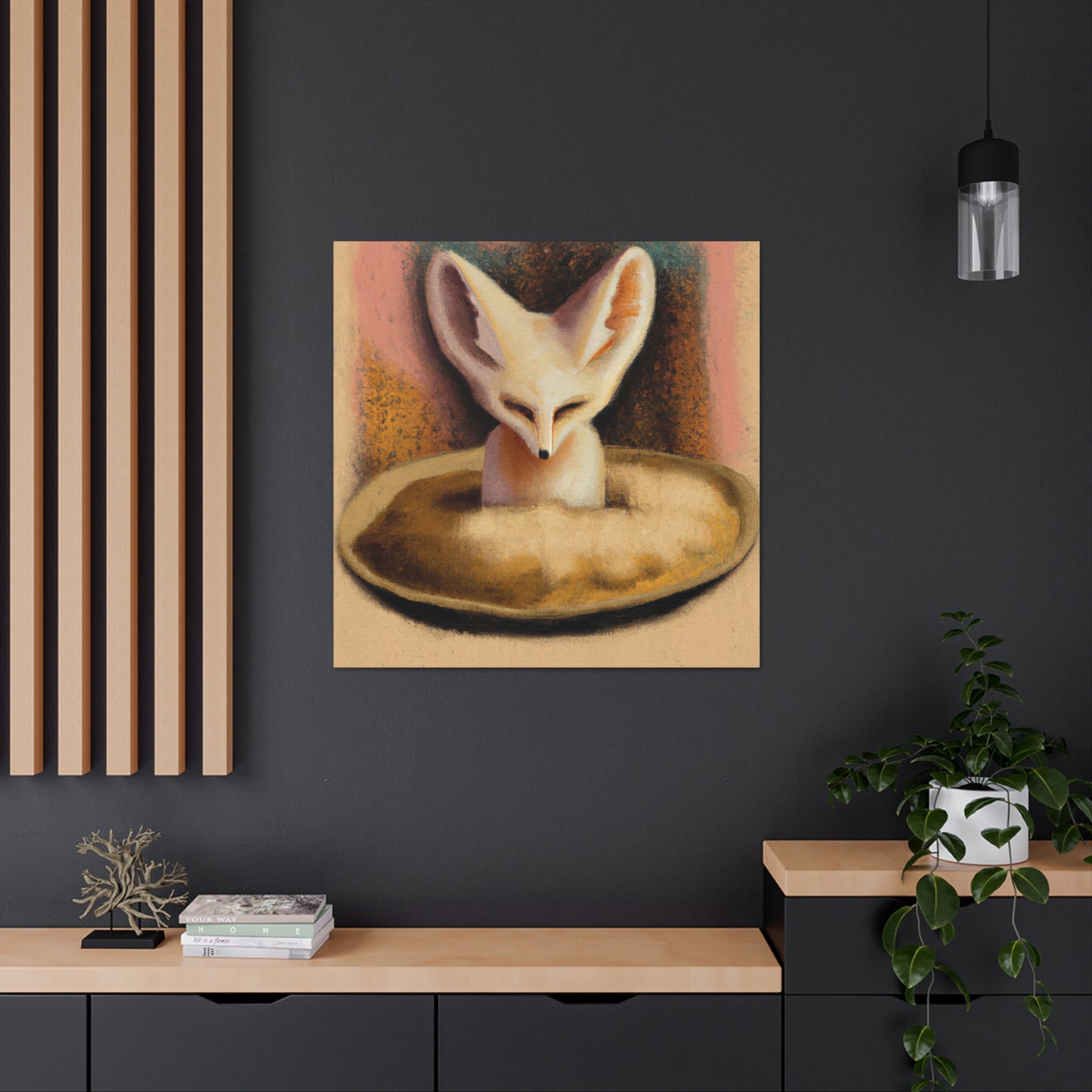 Fennec Fox Dreamscape - Canvas