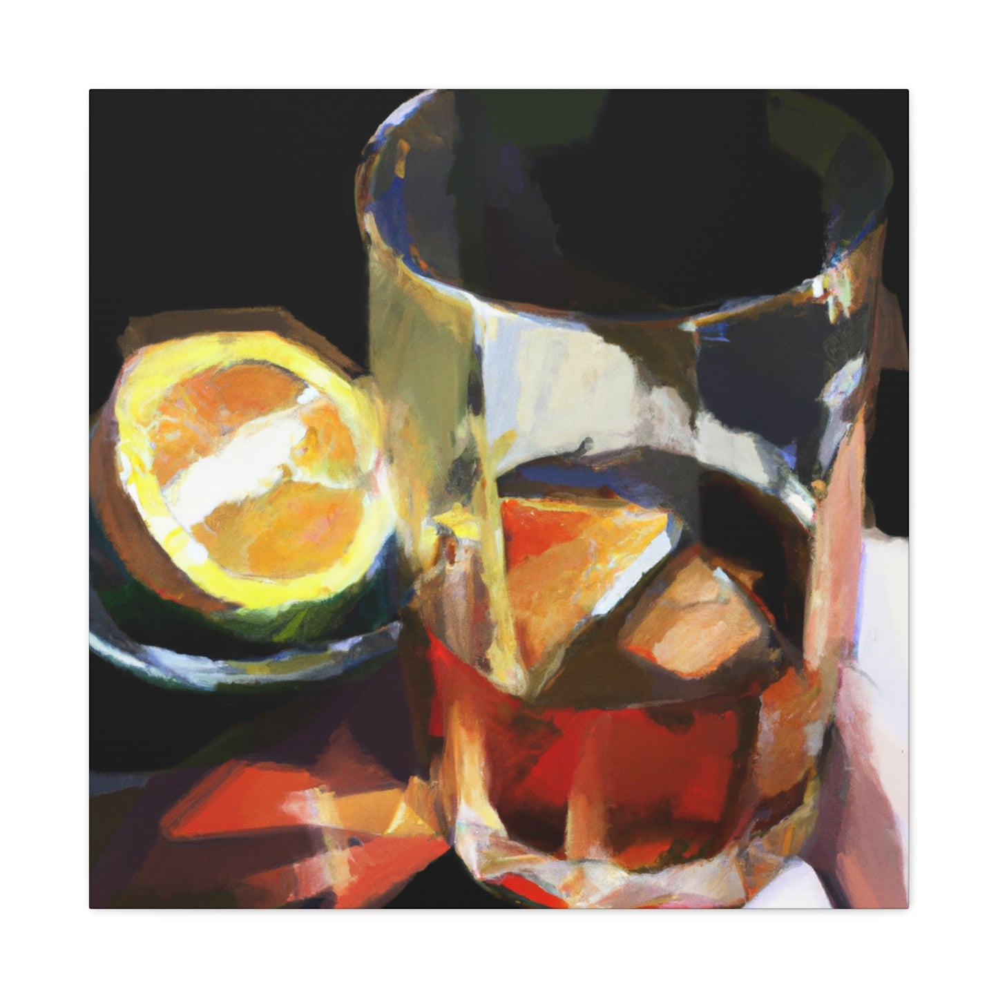 Drinking Impressions Abound - Canvas