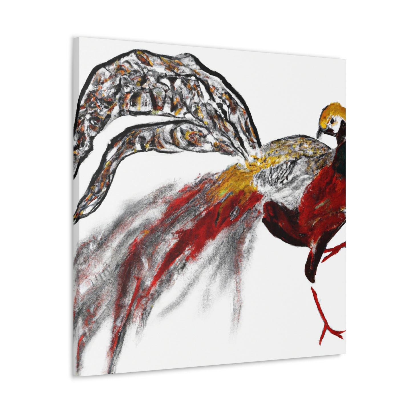 Golden Pheasant Glory - Canvas