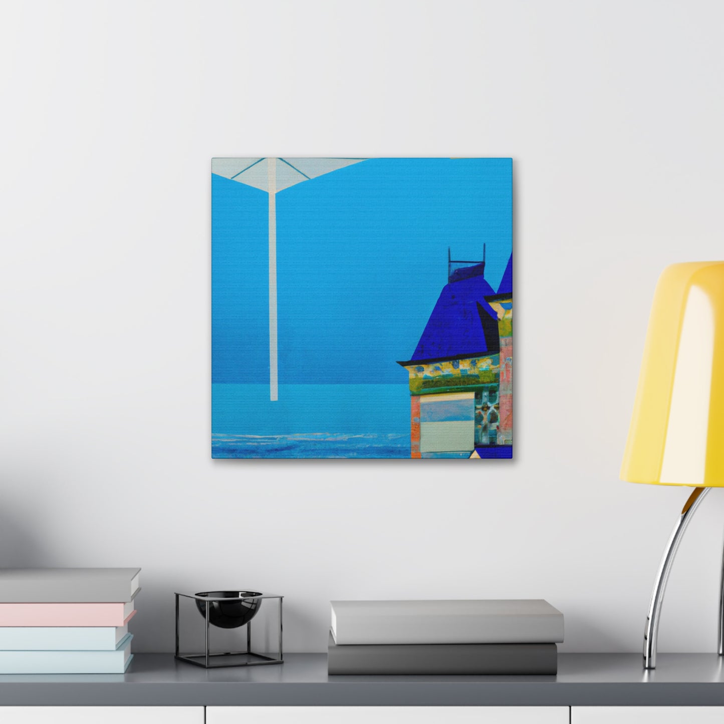 "Beach Cottages Dreaming" - Canvas