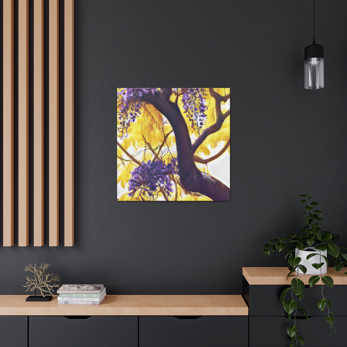 Jacaranda Dreamscape. - Canvas