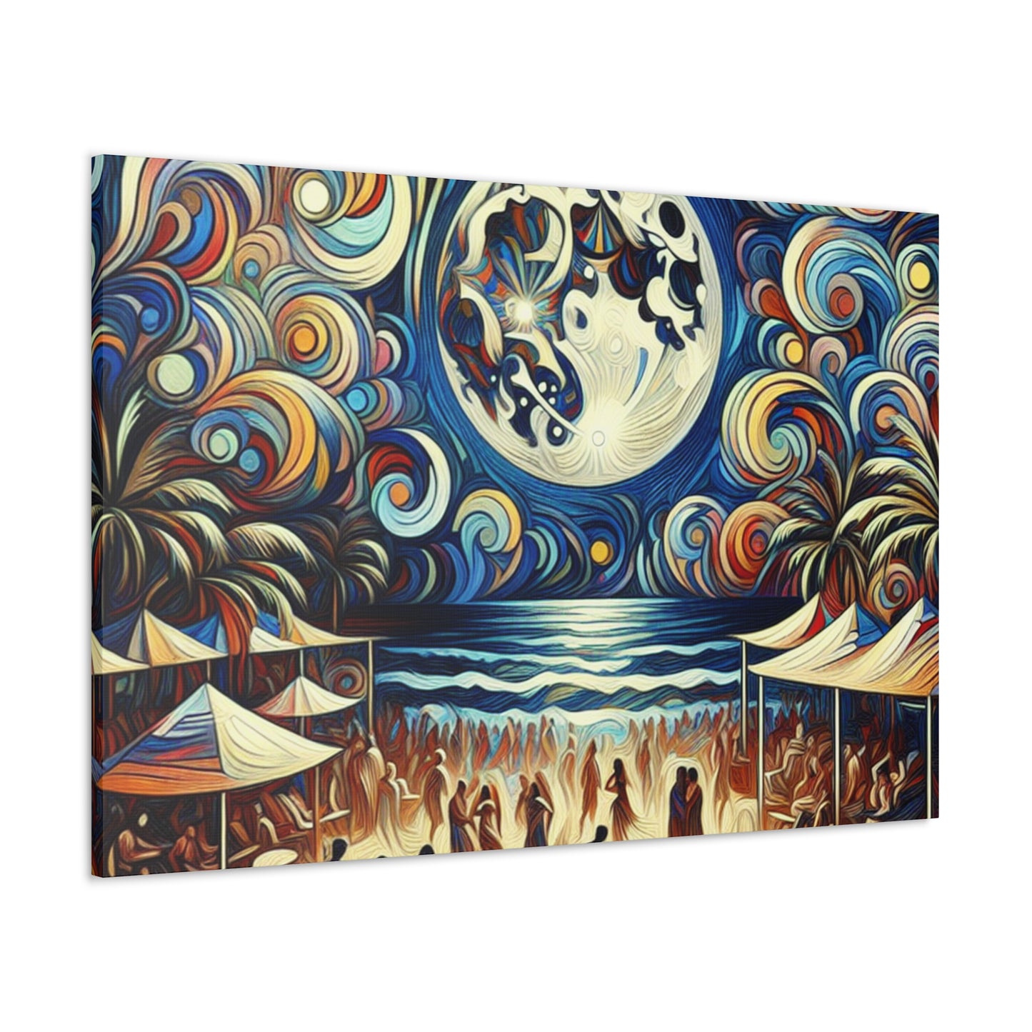 Lunar Fiesta by the Sea - Canvas