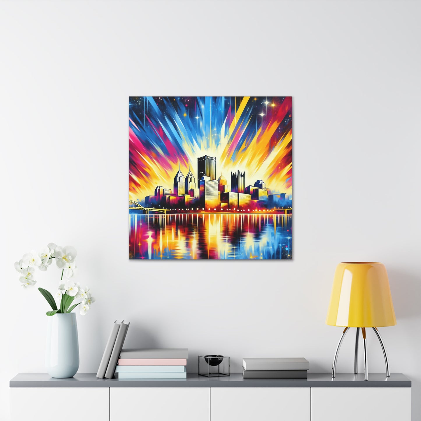 Steel City Symmetry - Canvas