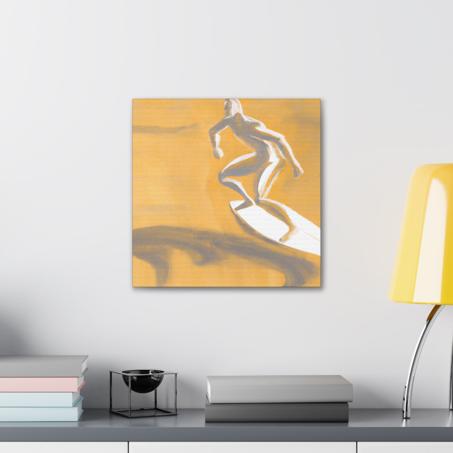 Surfers on a Wave - Canvas