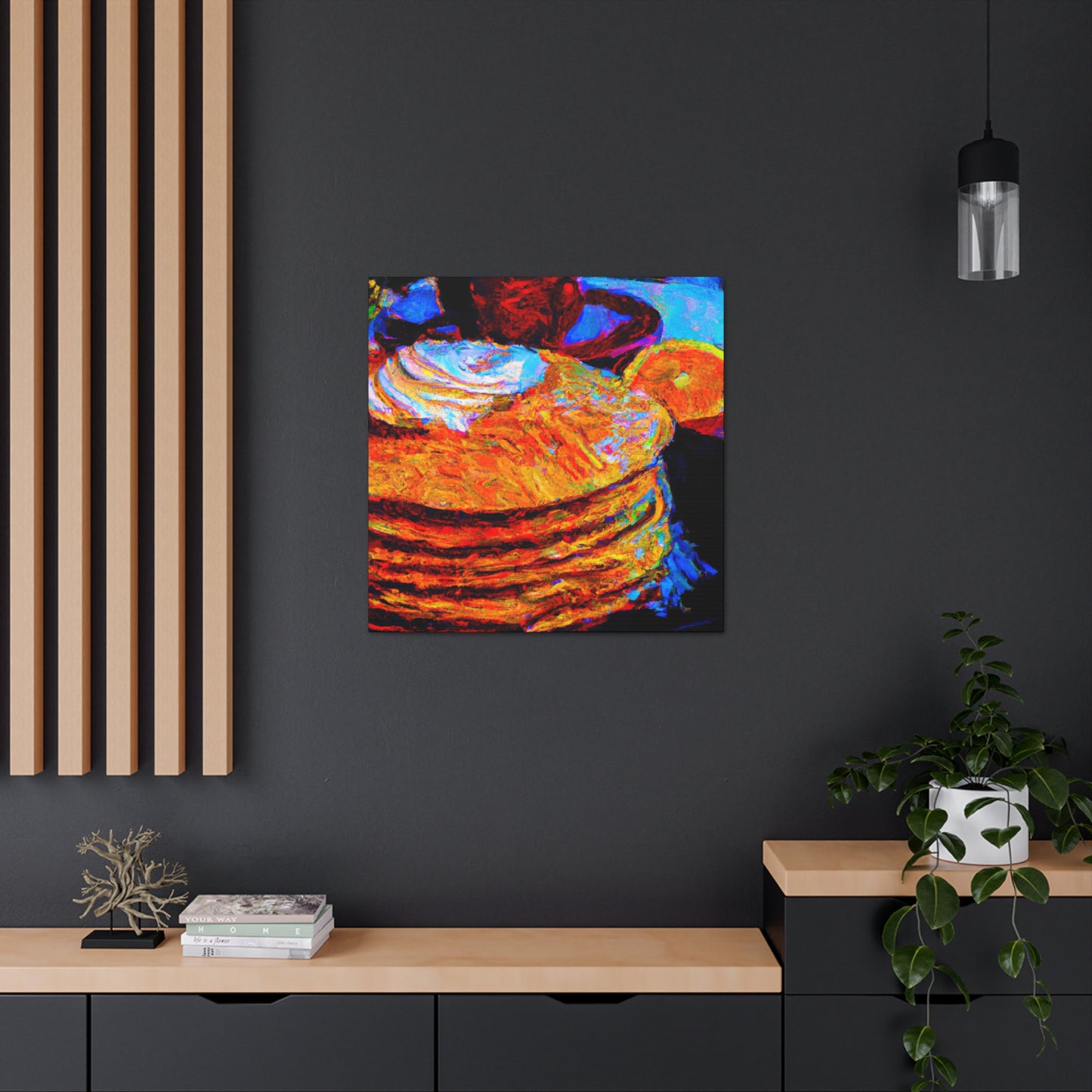 "Pancakes and Post-Impressionism" - Canvas