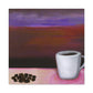 Coffee in Moonlight Scene - Canvas