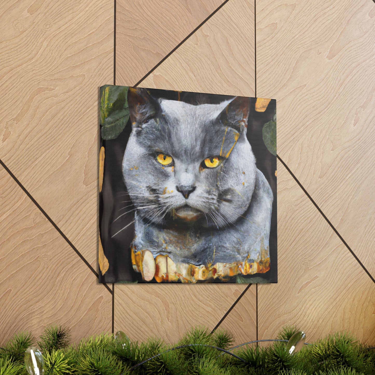 "Purrfect British Shorthair" - Canvas