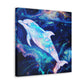 "Dolphin in the Baroque" - Canvas