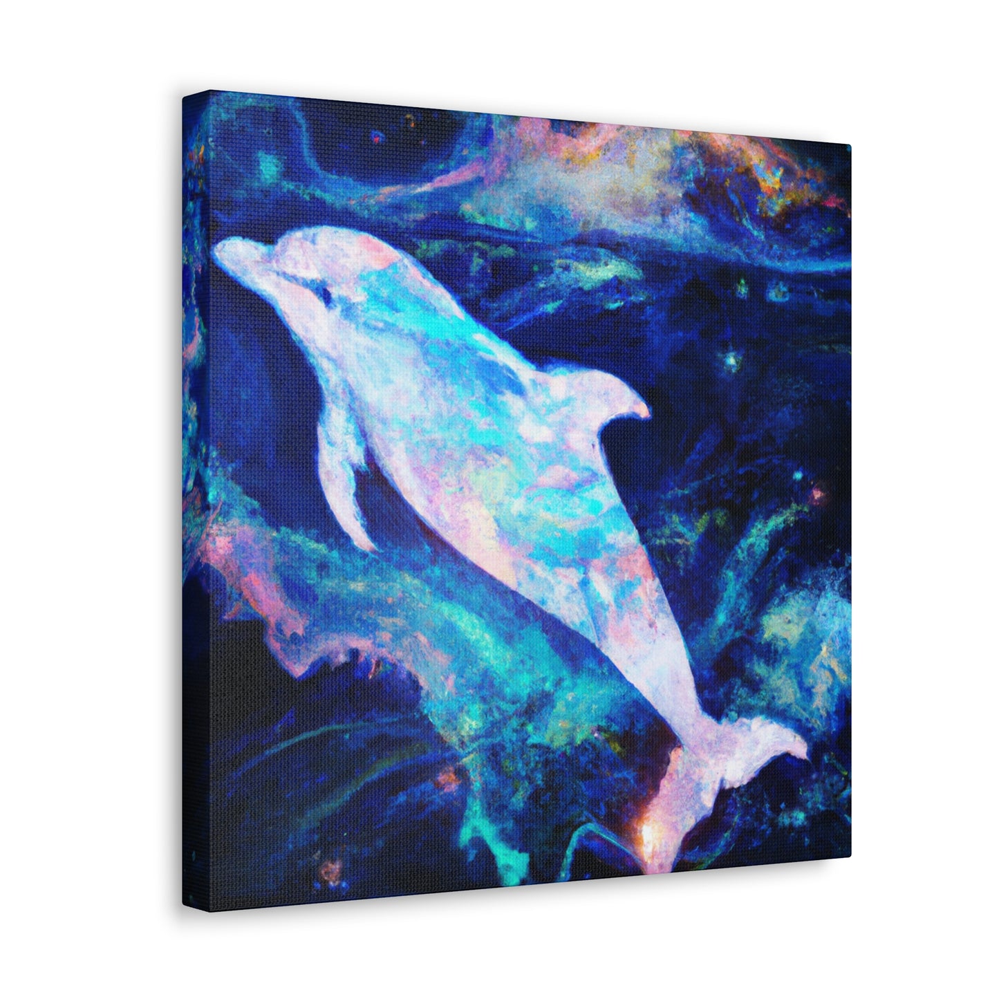 "Dolphin in the Baroque" - Canvas