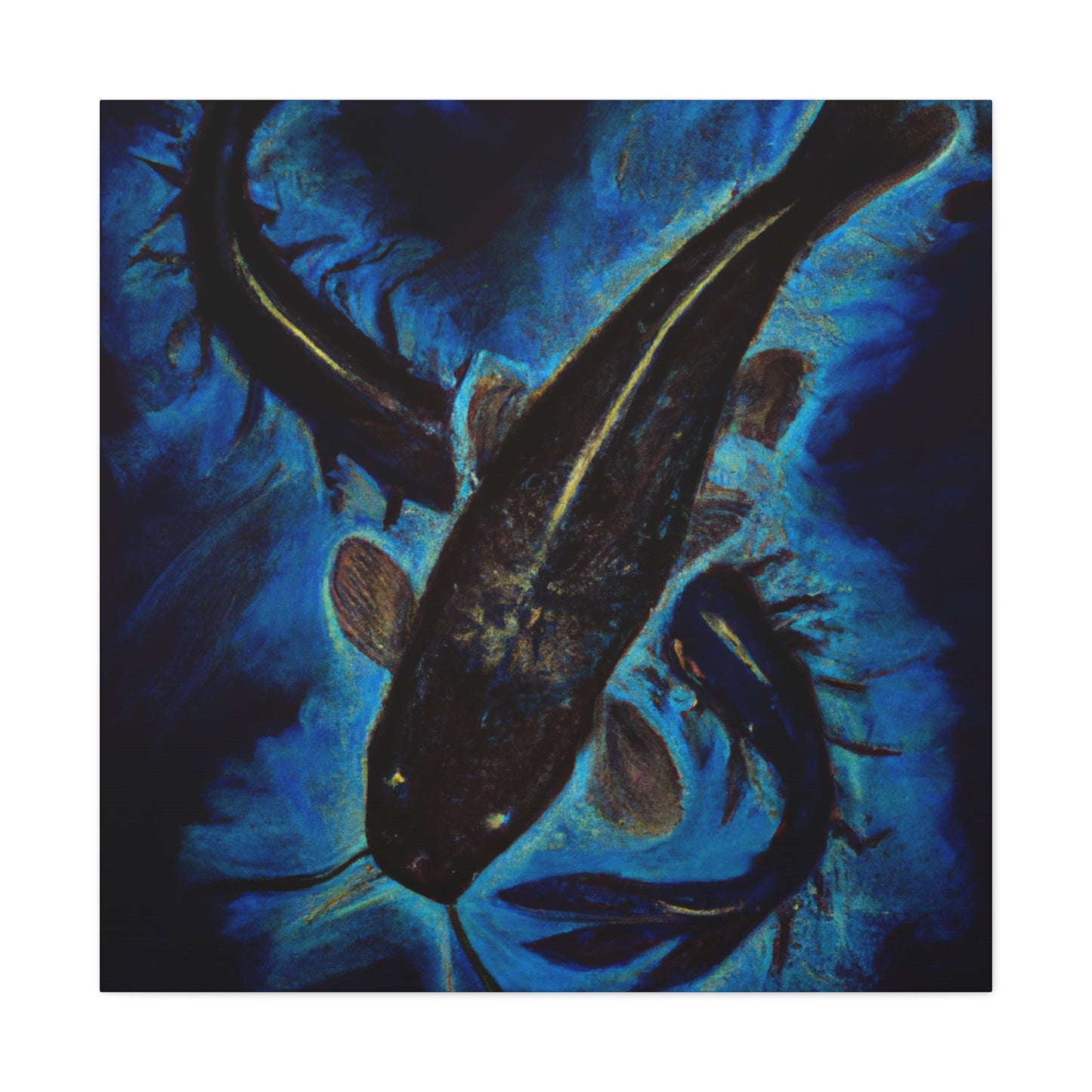 "Corydoras Catfish Dreaming" - Canvas