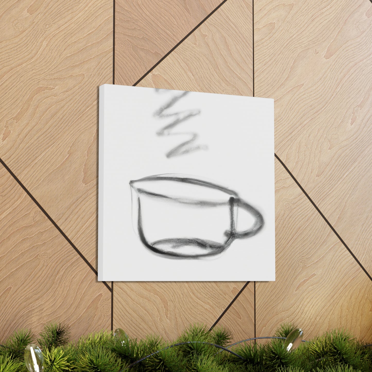 Coffee Cup Minimalism - Canvas