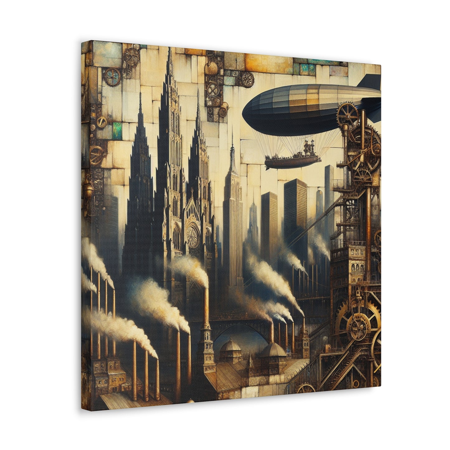 "Gears of Gotham" - Canvas