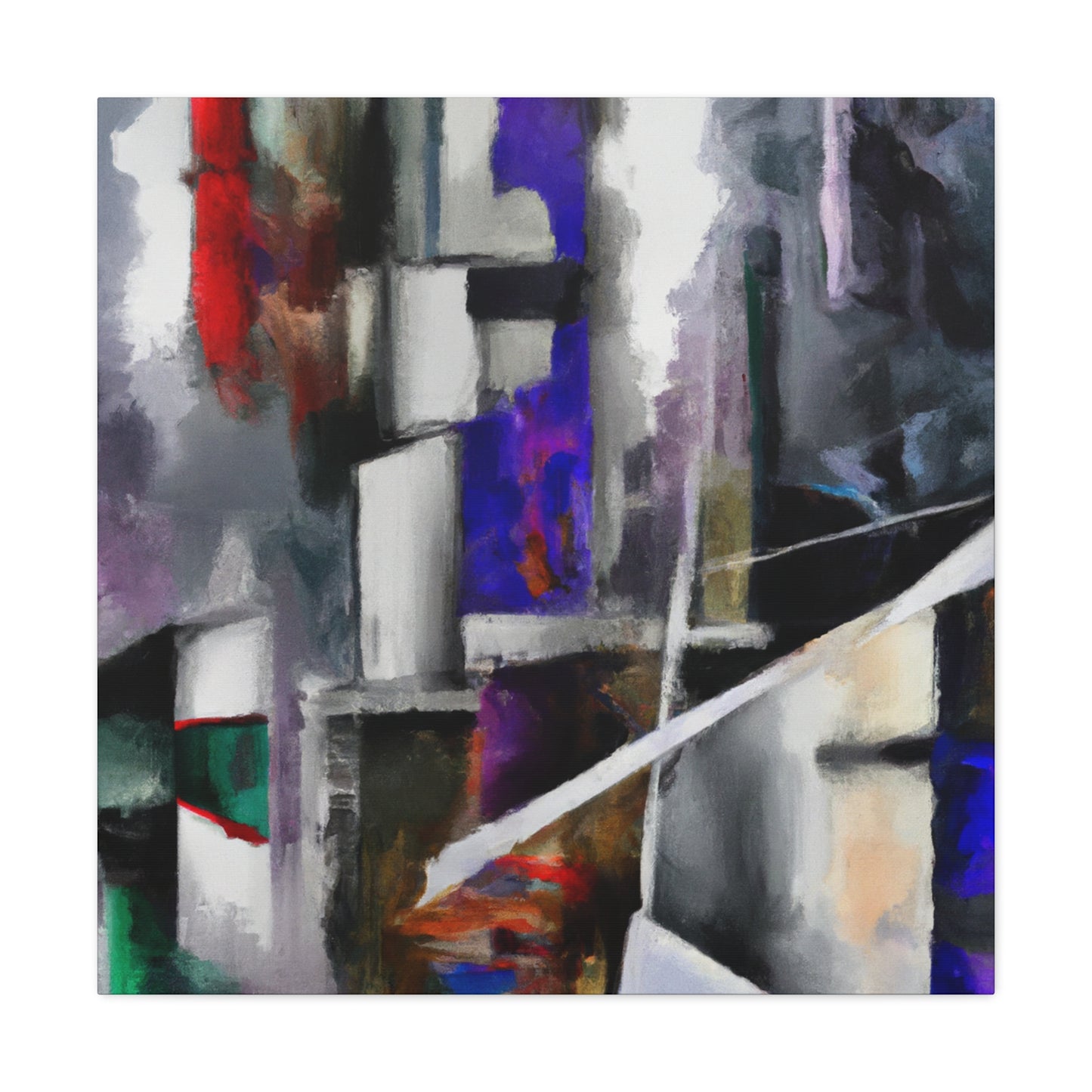 "Postmodern Expression Abstract" - Canvas