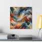 Whispers of Colorful Flames - Canvas