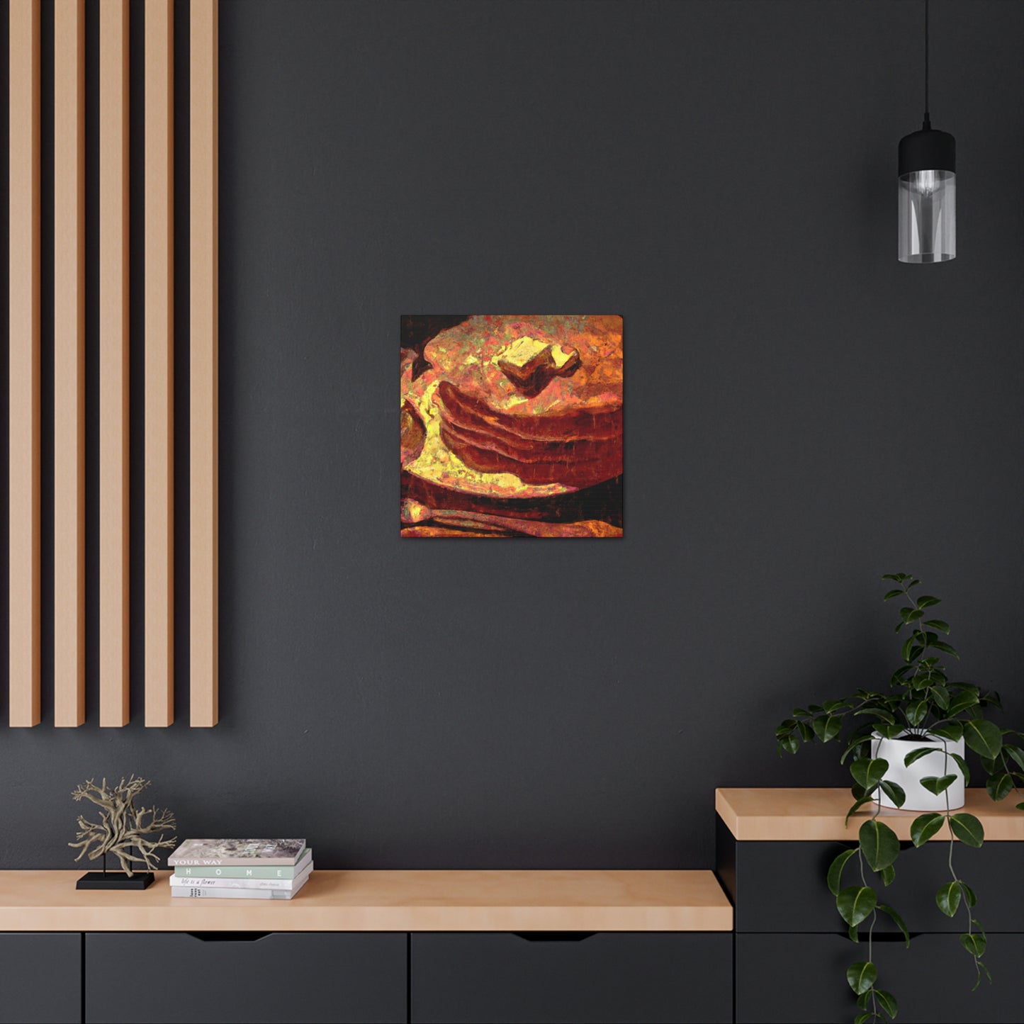 Pancakes in Abstract Form - Canvas