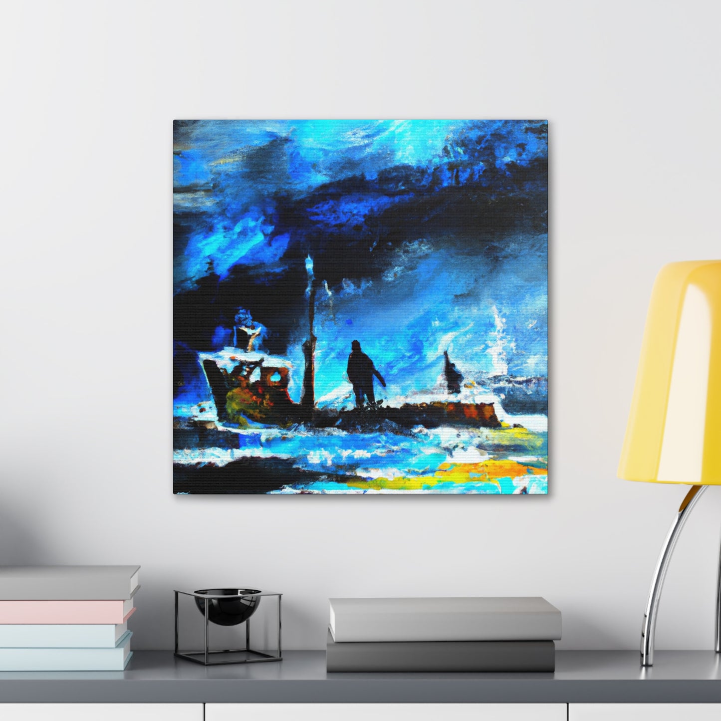 Dinghy on a Wave - Canvas