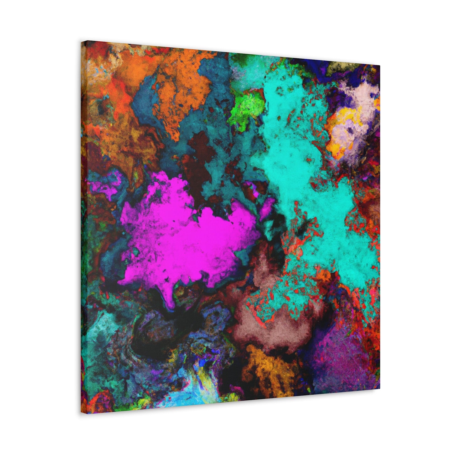 Radiating Hues Melody - Canvas