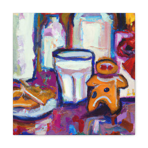 "Milk and Cookies Fauvism" - Canvas