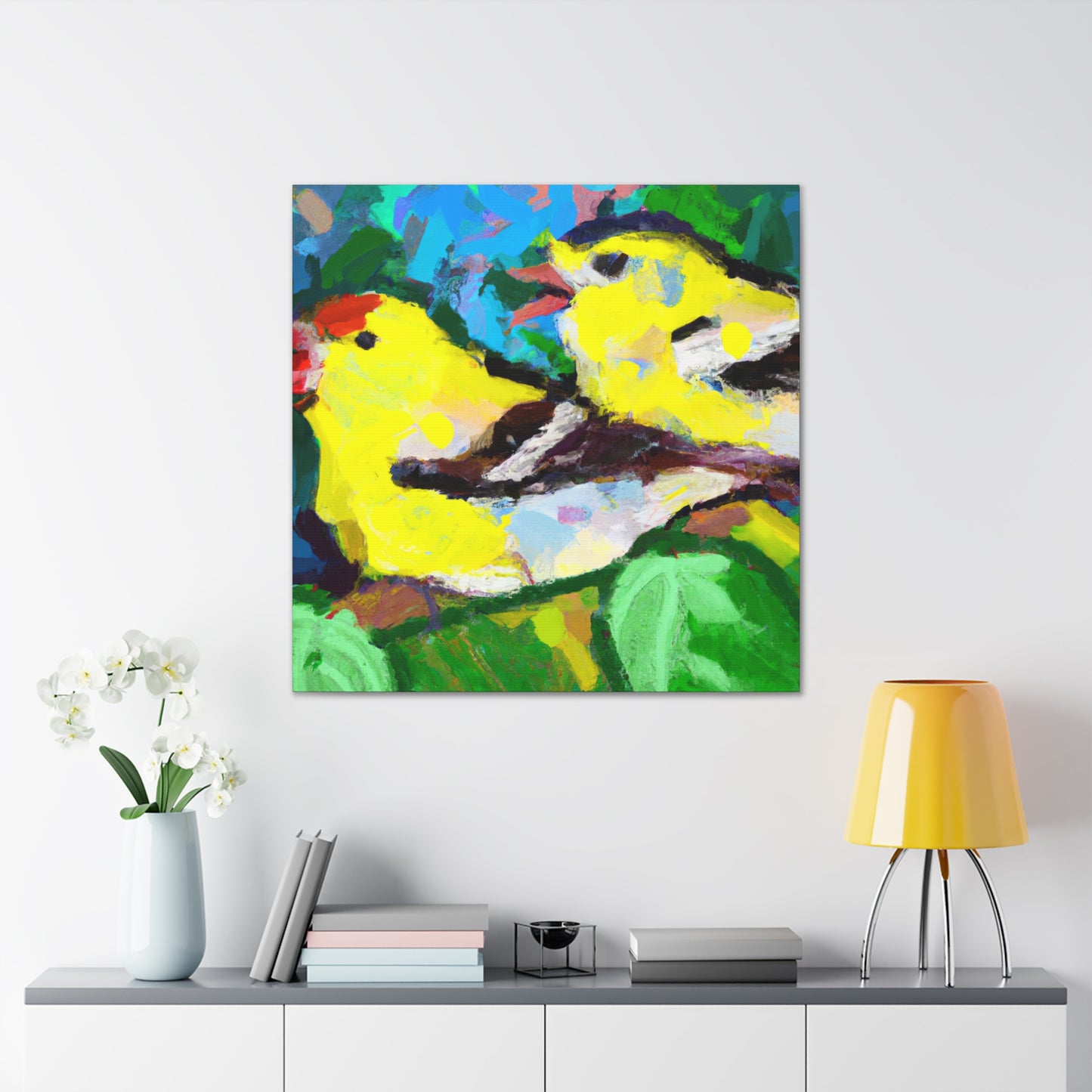 "American Goldfinch Beauty" - Canvas