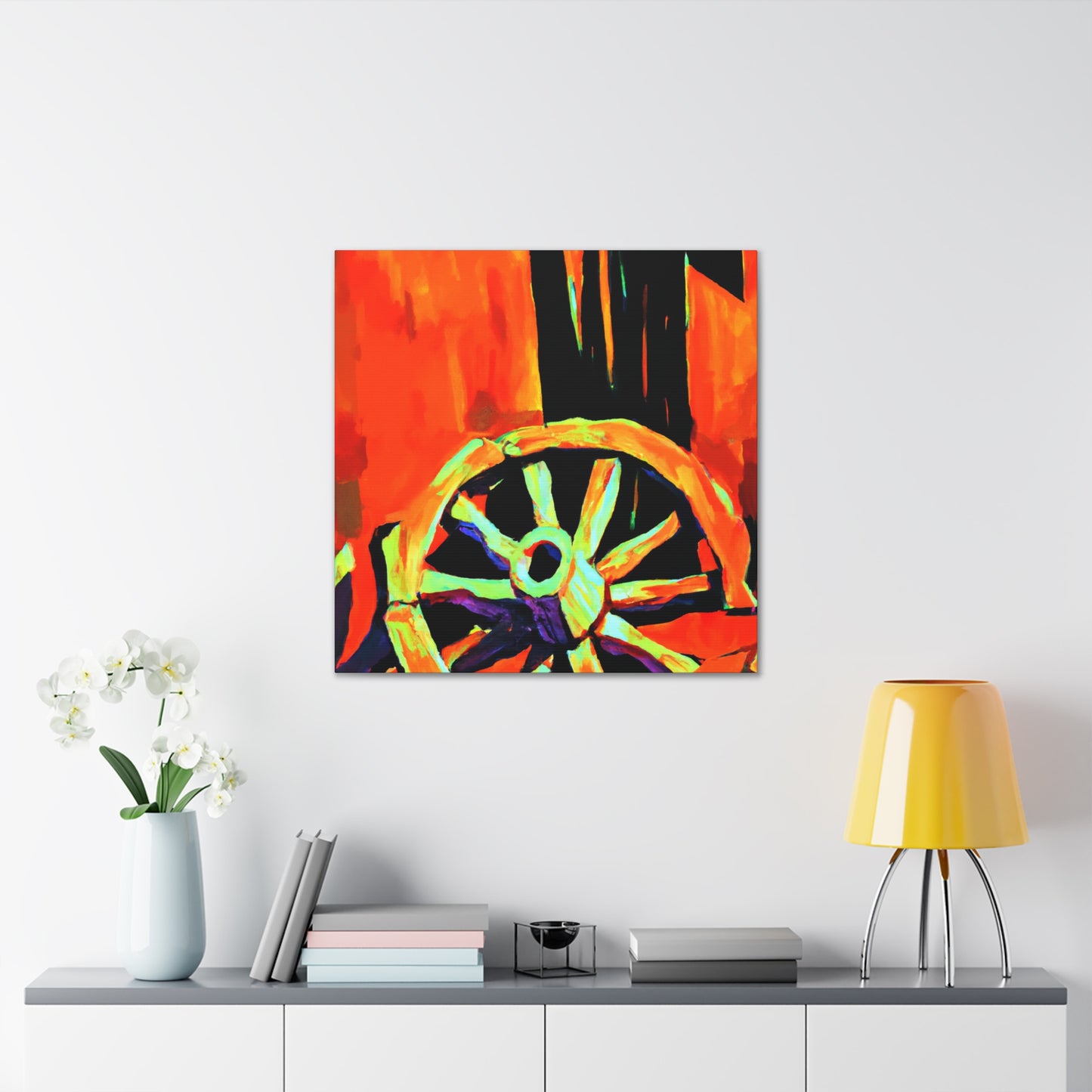 "Wheel of Wonderment" - Canvas