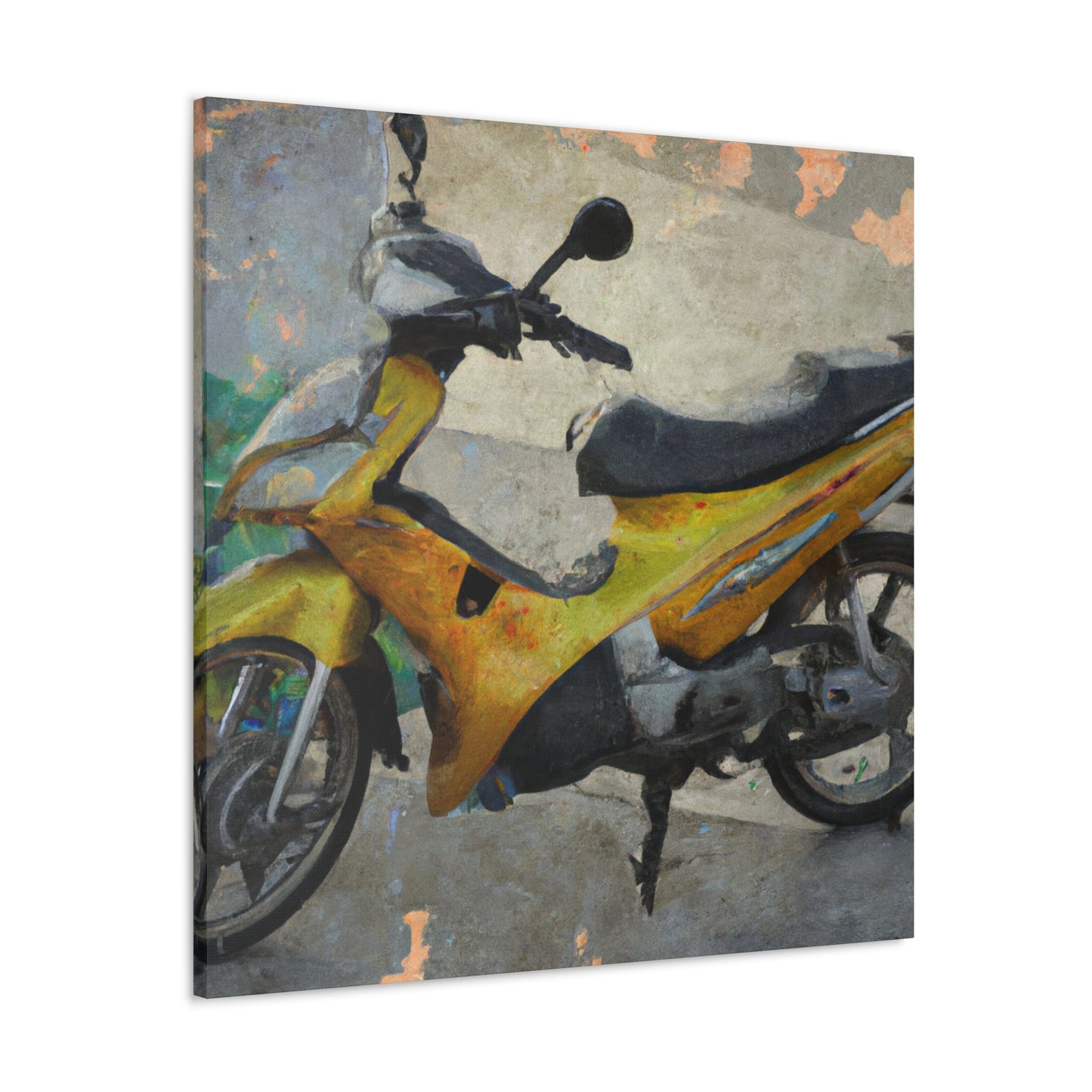 "Motorcycle Cruiser Dreamscape" - Canvas