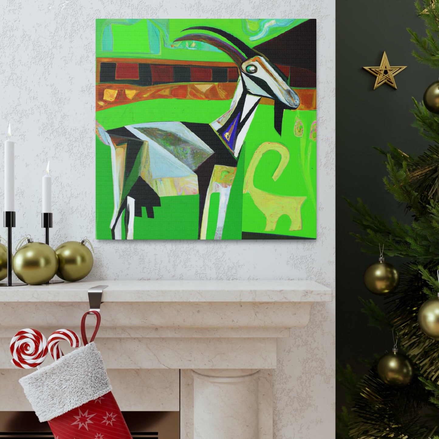 Goat of Art Deco - Canvas