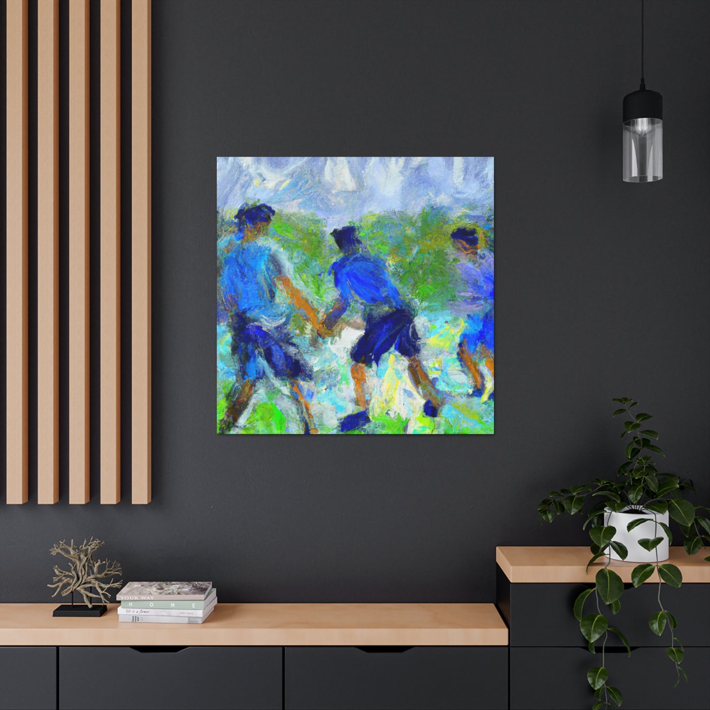 Playing in the Park - Canvas