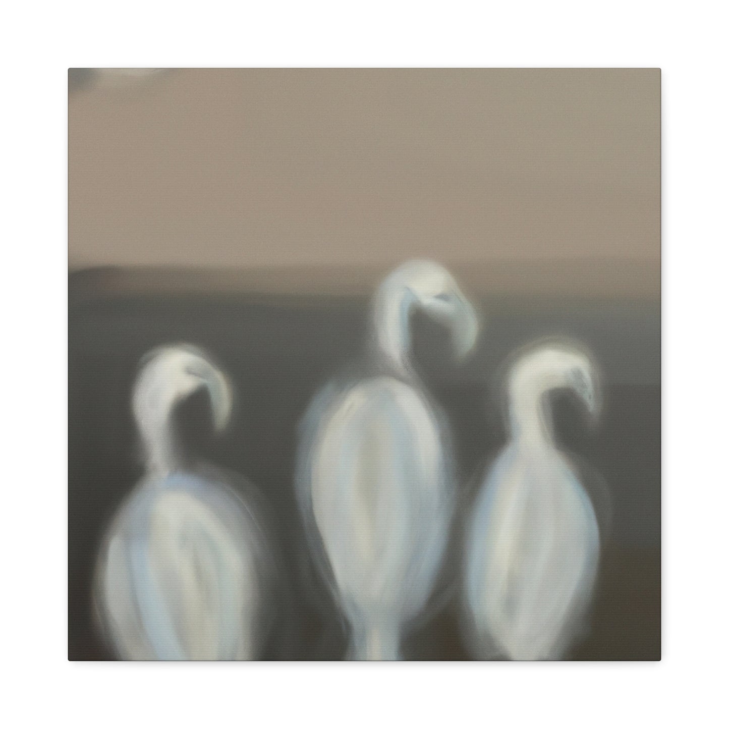 "African Greys Impressionism" - Canvas