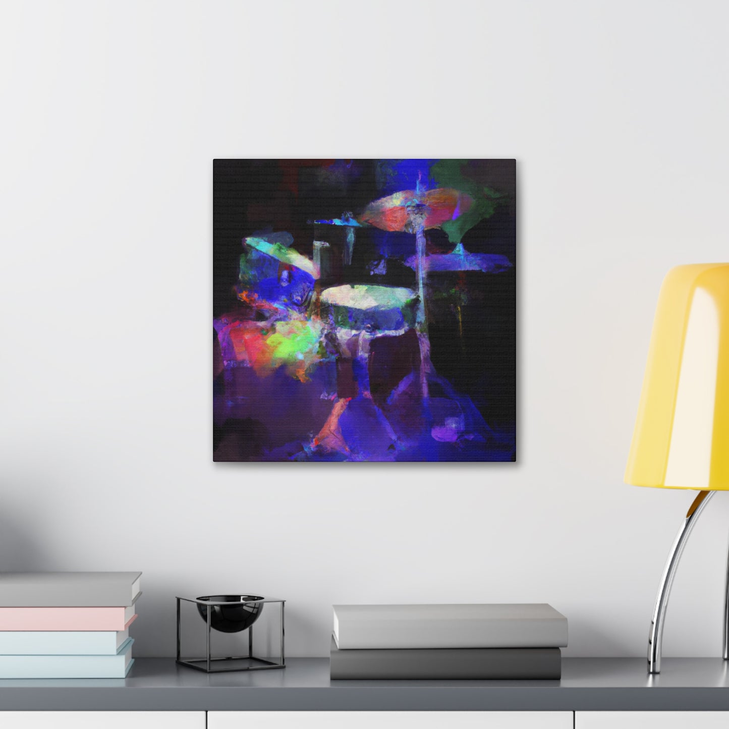 "Rhythmic Drum Impressionism" - Canvas