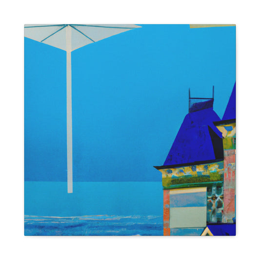 "Beach Cottages Dreaming" - Canvas