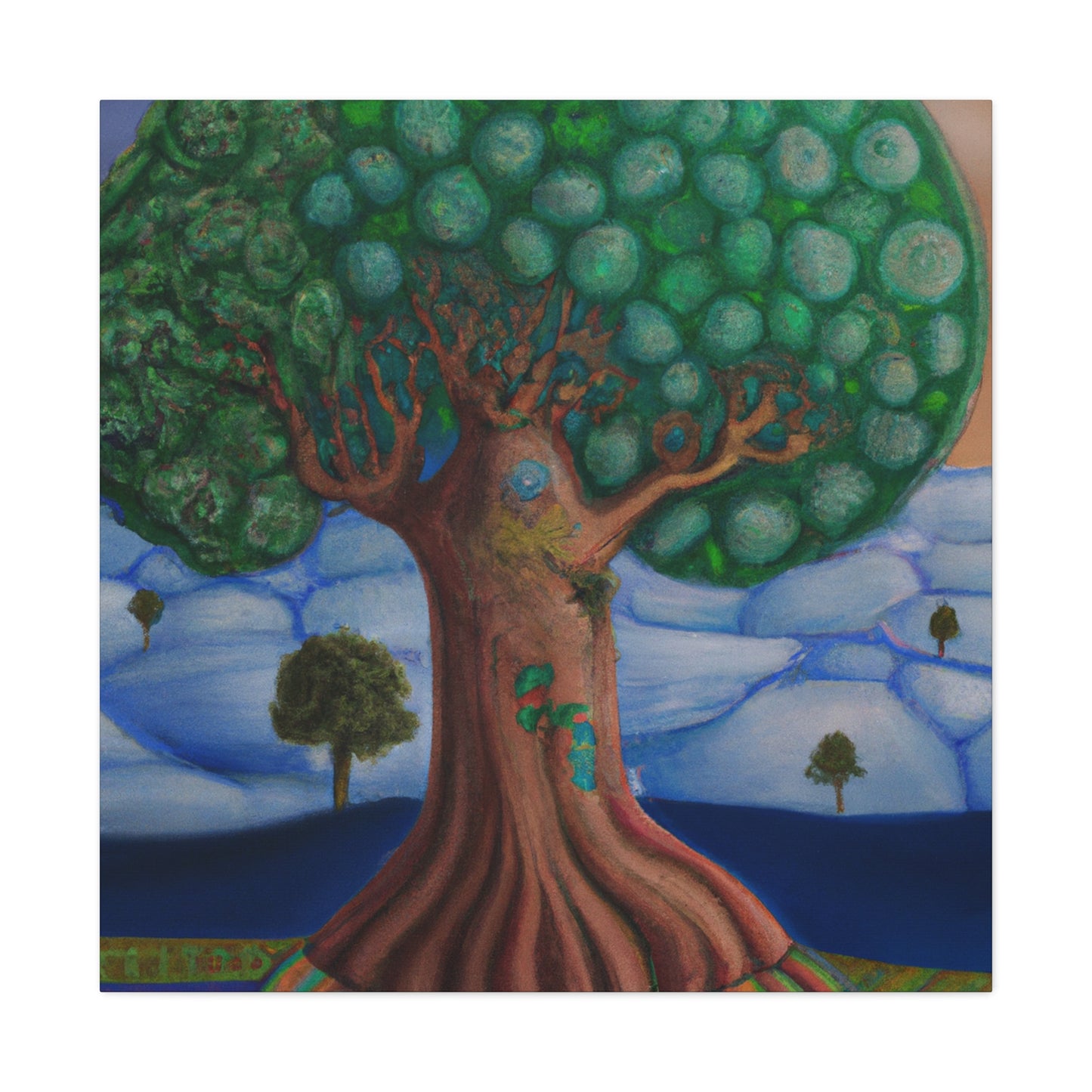 "Oak Tree in Dreamscape" - Canvas