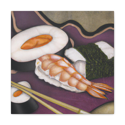 "Sushi of Art Nouveau" - Canvas