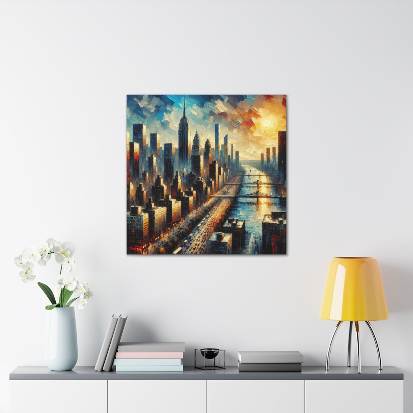 "Urban Prism Madness" - Canvas