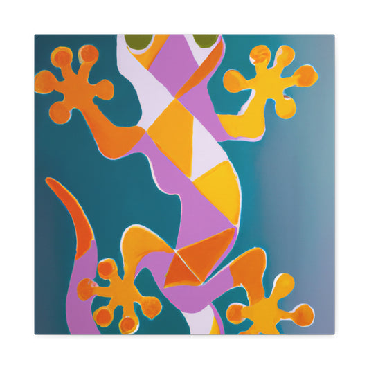 Gecko in Art Deco - Canvas