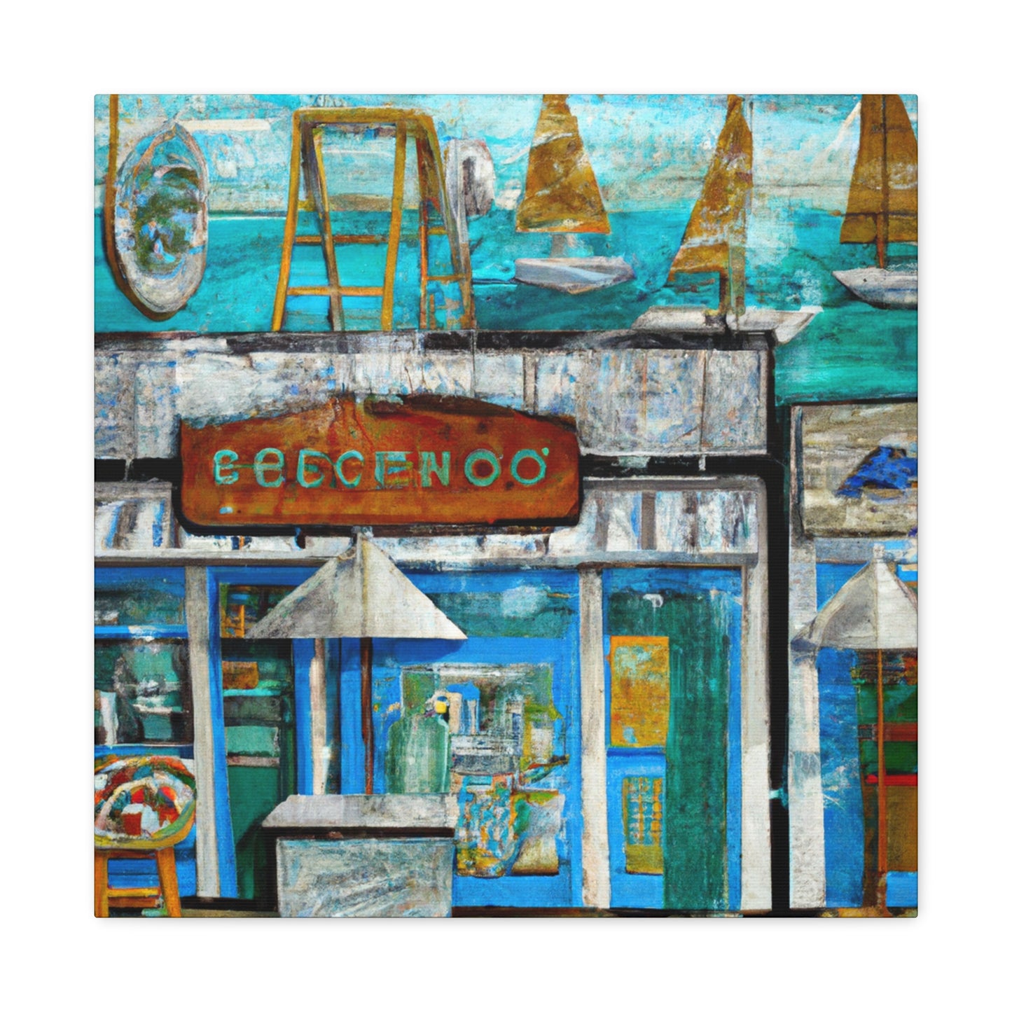 Surfside Shops Splendor - Canvas