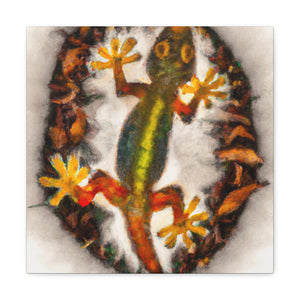 Gecko's Reflection Grandeur - Canvas