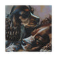 Cute Spaniel Dreaming - Canvas